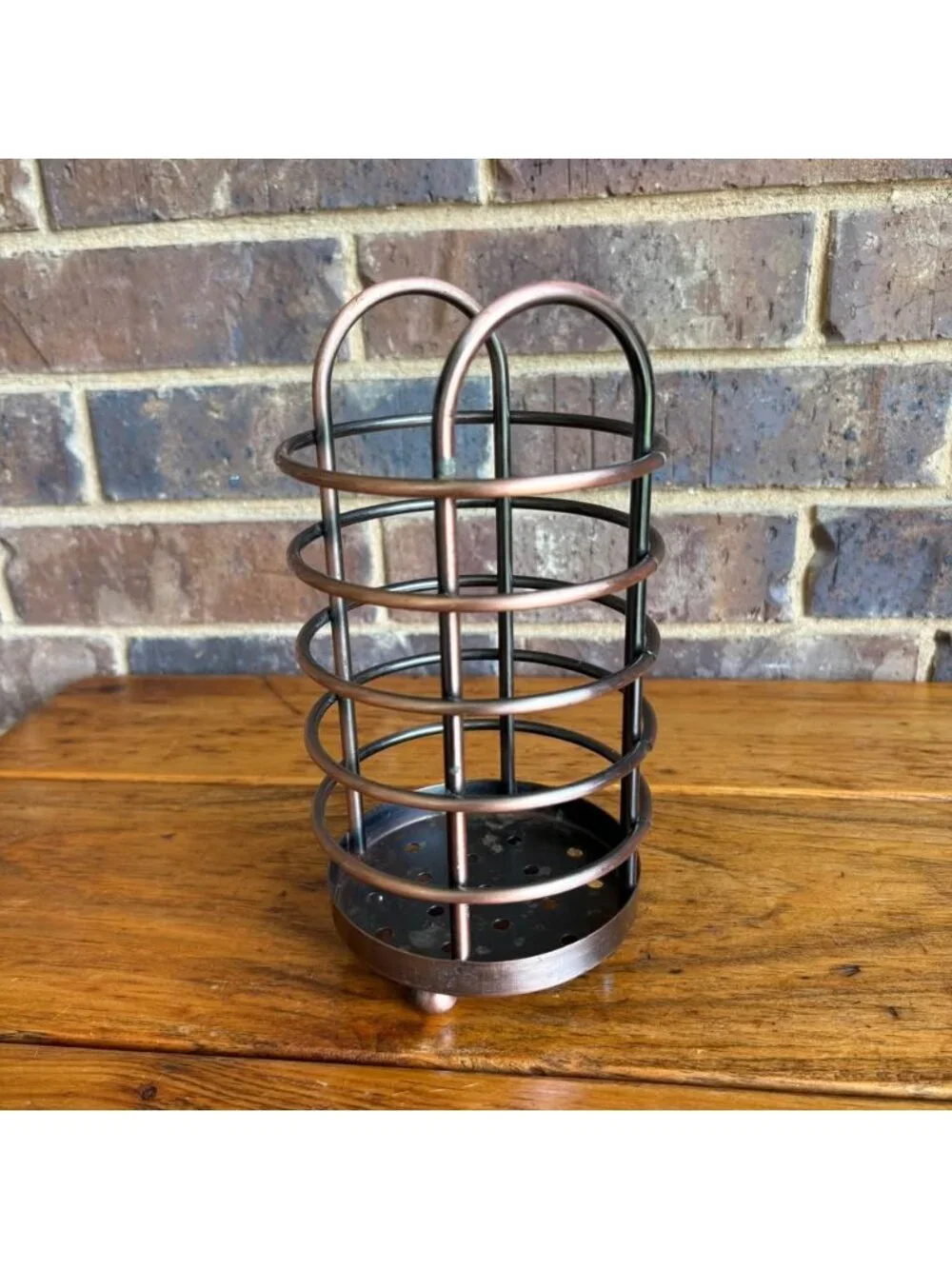 Copper Utensil Holder - Read Description